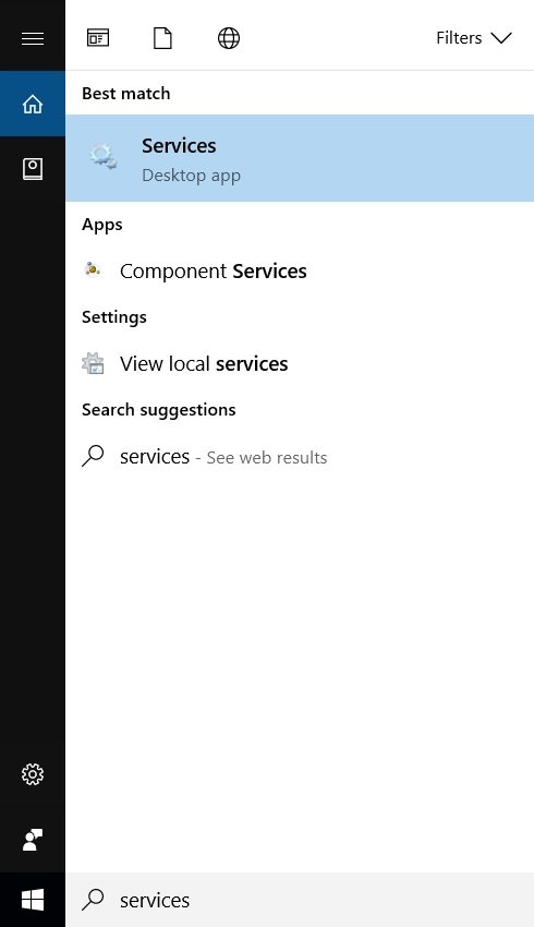 Lista de Servicios de Windows