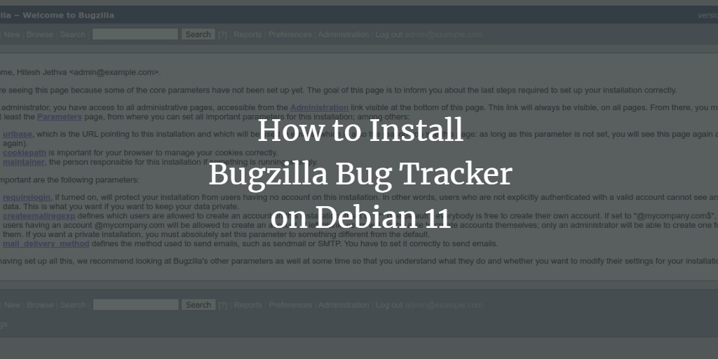 Установка Bugzilla на Debian 11