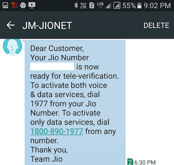 Установка Jio‑приложений через MyJio