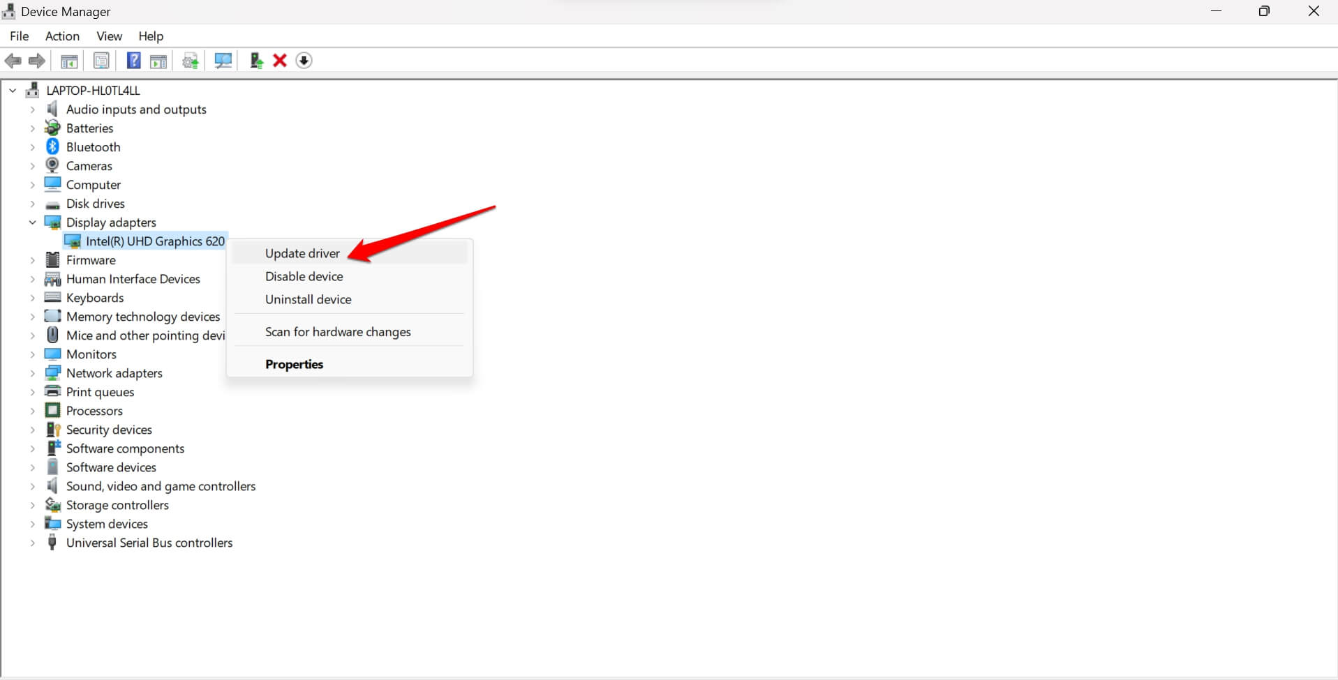 그래픽 드라이버 업데이트
