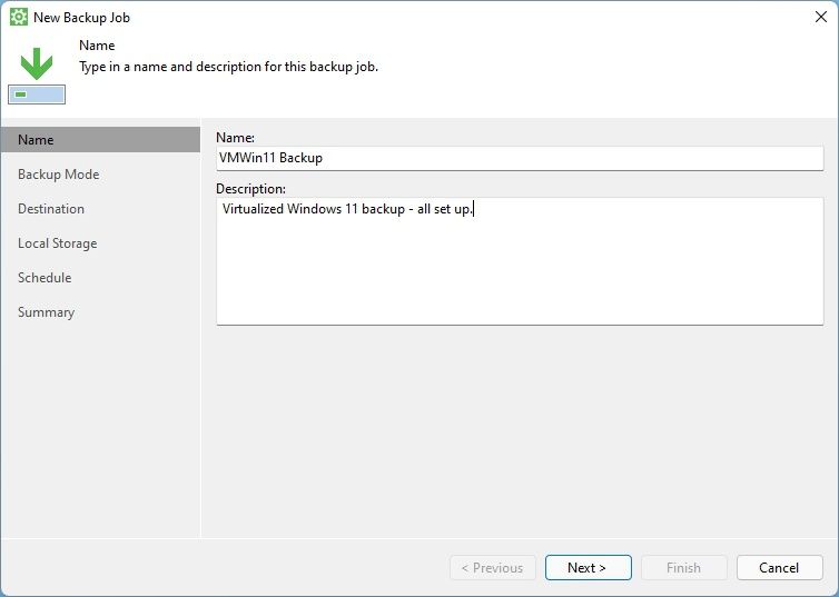Veeam Agent Backup Name And Description