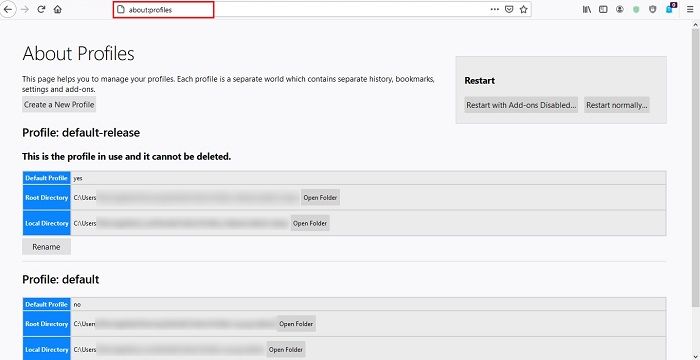 Создание профилей в Firefox и Chrome