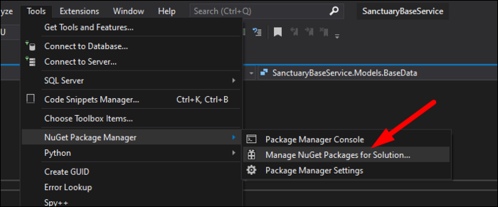 install nugest packages