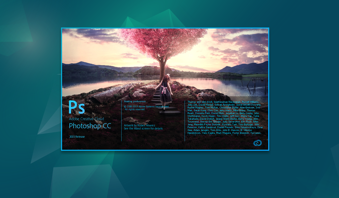 Запуск Adobe Photoshop CC 2015 в Debian через Wine.
