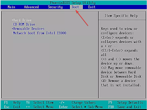 Настройки порядка загрузки в BIOS/UEFI