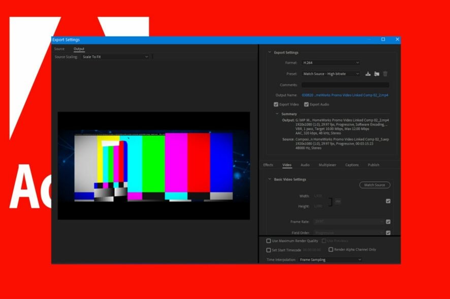 Adobe Media Encoder не работает — как исправить