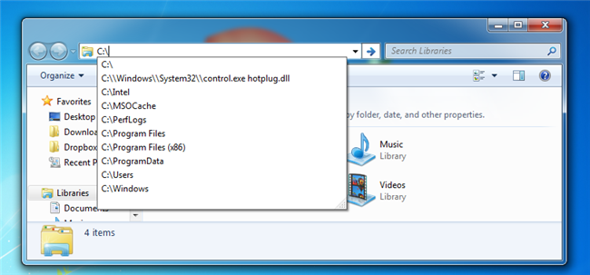 Отключение и очистка авто‑подсказки в Проводнике Windows