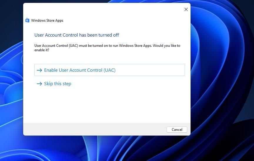 Окно средства устранения неполадок Microsoft Store