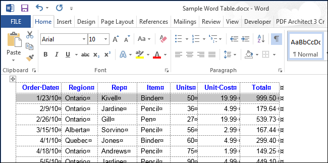 Маркер конца строки в Word при выделении строки