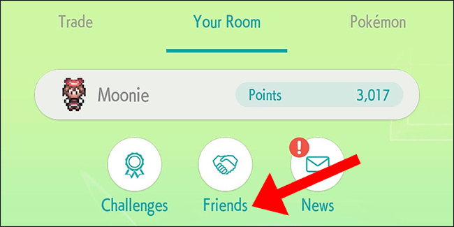 главное меню Pokémon Home на мобильном