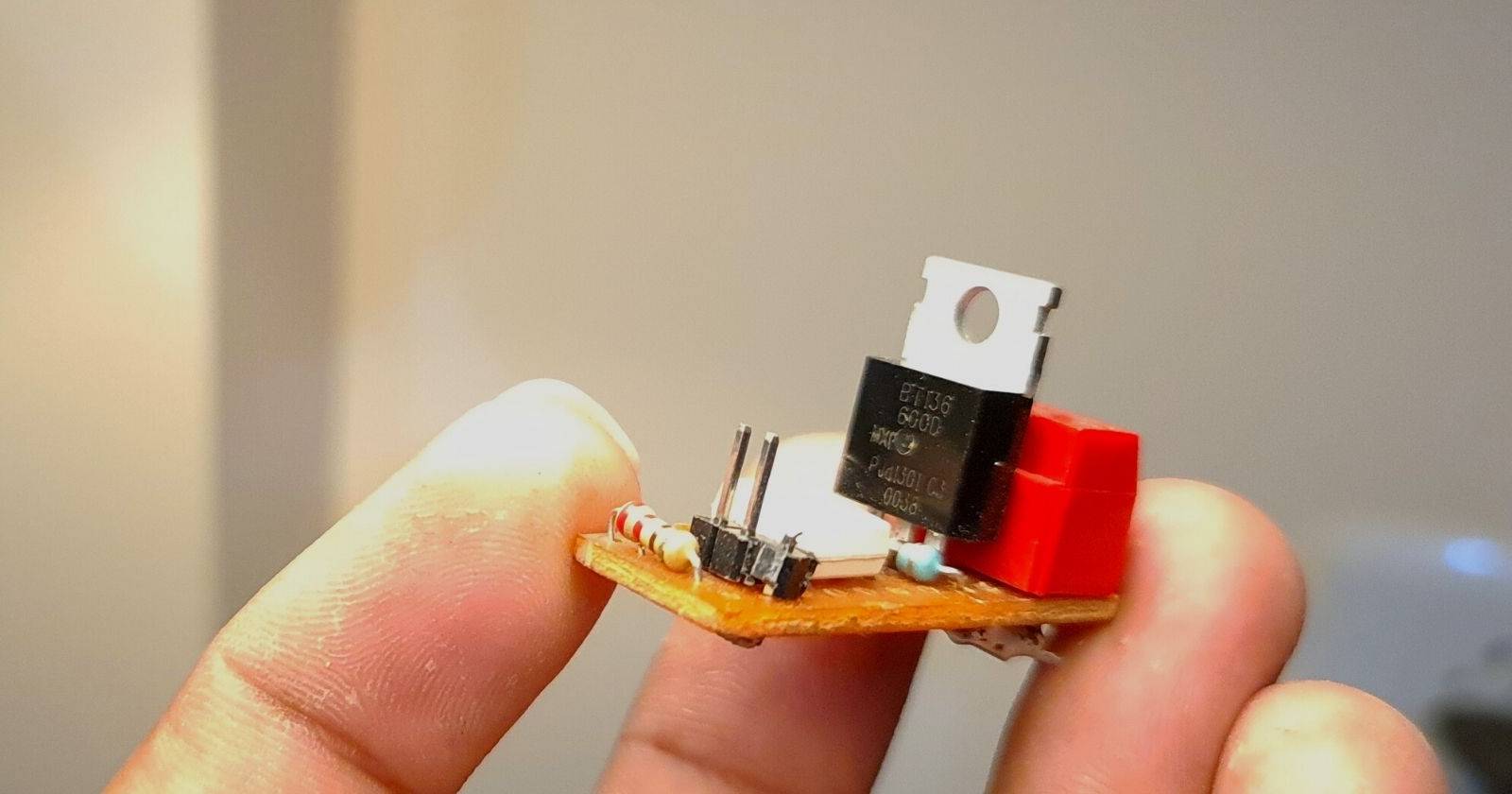 Как собрать твердотельное реле на TRIAC