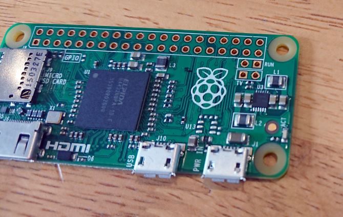 Raspberry Pi Zero has a TV pin out