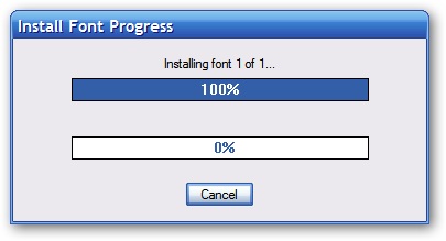 Контекстное меню шрифта в XP: просмотр и удаление