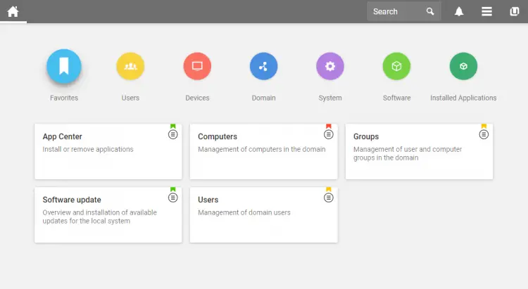Панель администратора UCS — поиск ONLYOFFICE в App Center