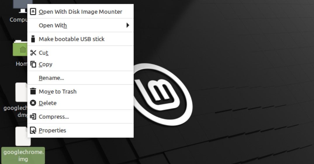 Mount through GUI
