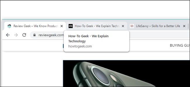 Отключить Tab Hover Cards в Google Chrome