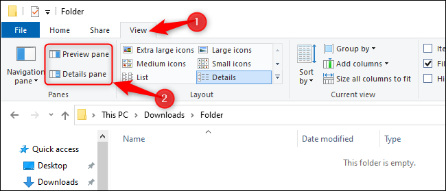 Инструкция: отключение панелей предварительного просмотра и сведений в Проводнике