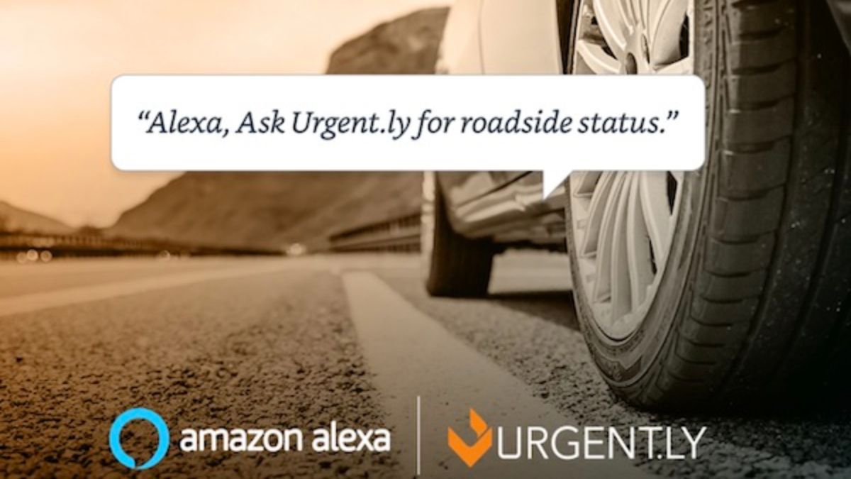 Дорожная помощь через Alexa — Urgent.ly, AAA, Blink