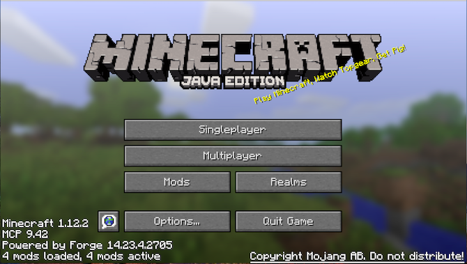 Launching Minecraft after installing Minecraft Forge