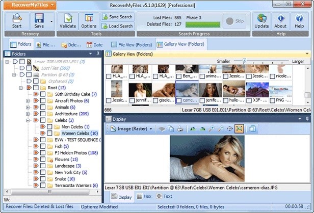 Обложка Recover My Files и окно предпросмотра найденных файлов