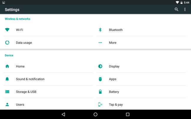 Экран «Хранилище и USB» в настройках Android 6.0