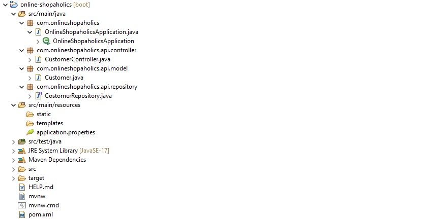 REST API file structure