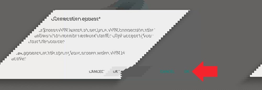 Запрос на соединение VPN