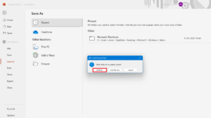 Выбор опции Все слайды при экспорте