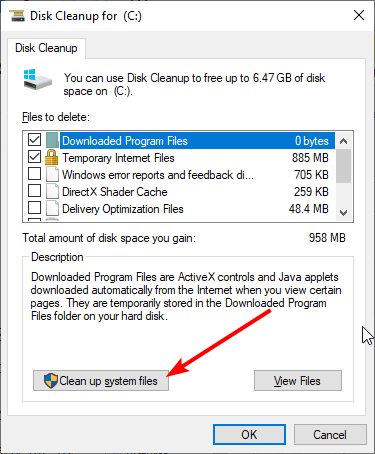 clean up system files 0xc8000444