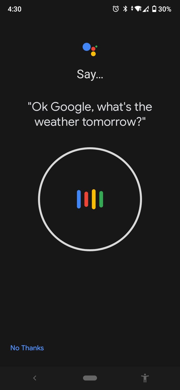 Фразы для обучения Voice Match