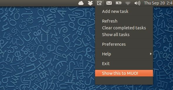 Скриншот Google Tasks в Linux