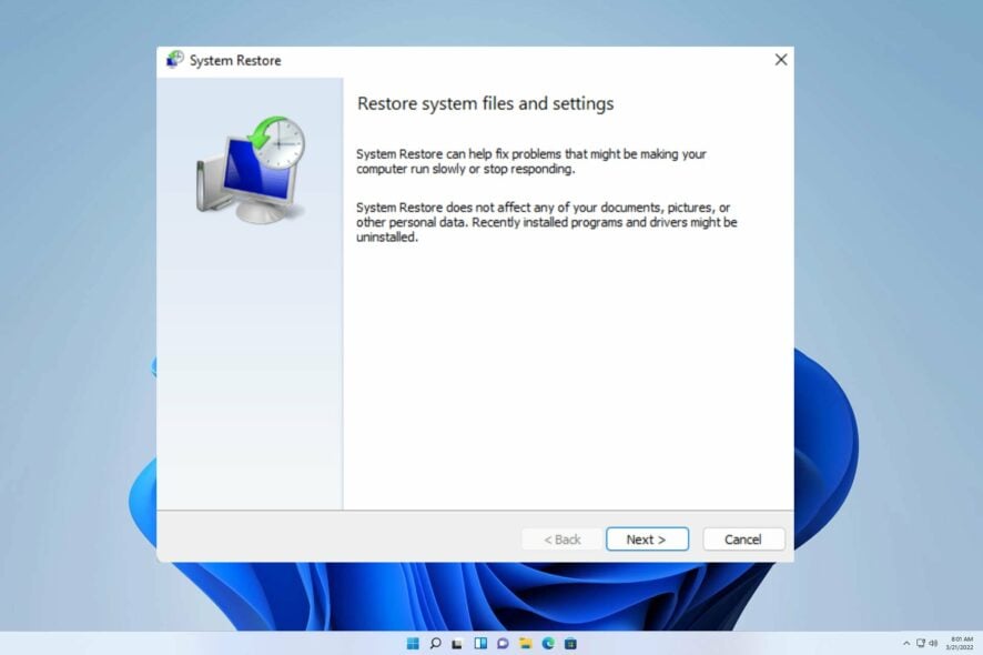 Восстановление удалённых программ в Windows 11