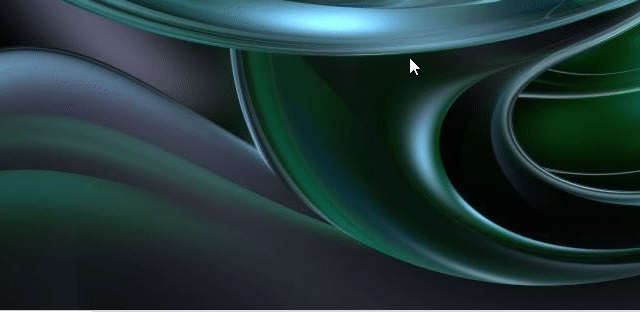 Анимация, показывающая автоматическое скрытие панели задач