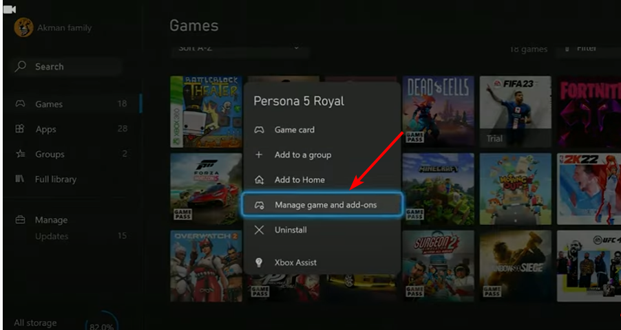 Контекстное меню библиотеки Steam — Управление игрой