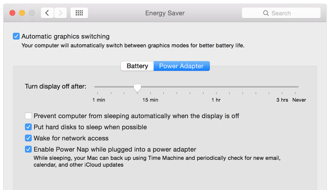Automatic Graphics Switching