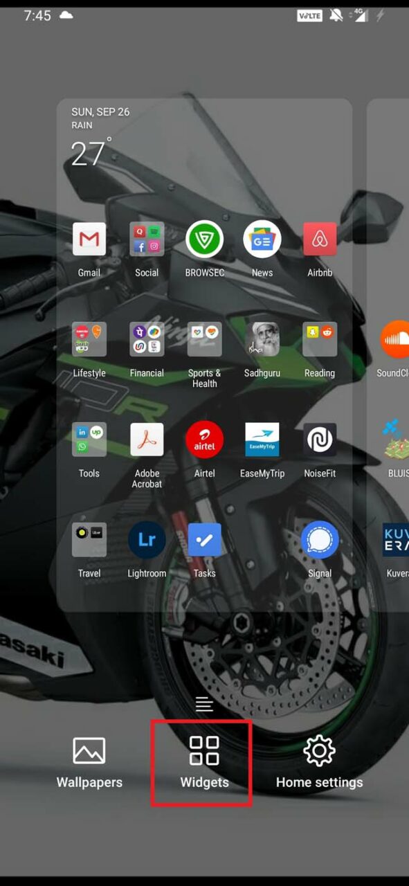Список Android‑виджетов