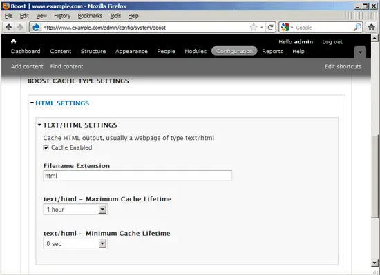 Продолжение настроек Boost — сохранение конфигурации