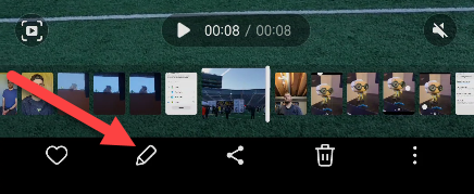 Нажмите иконку карандаша для редактирования.