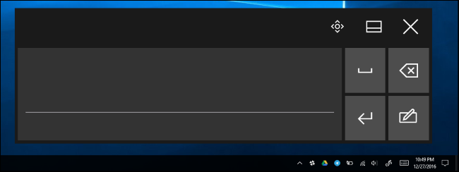 Параметры рукописного ввода и панели рукописи в уведомлениях