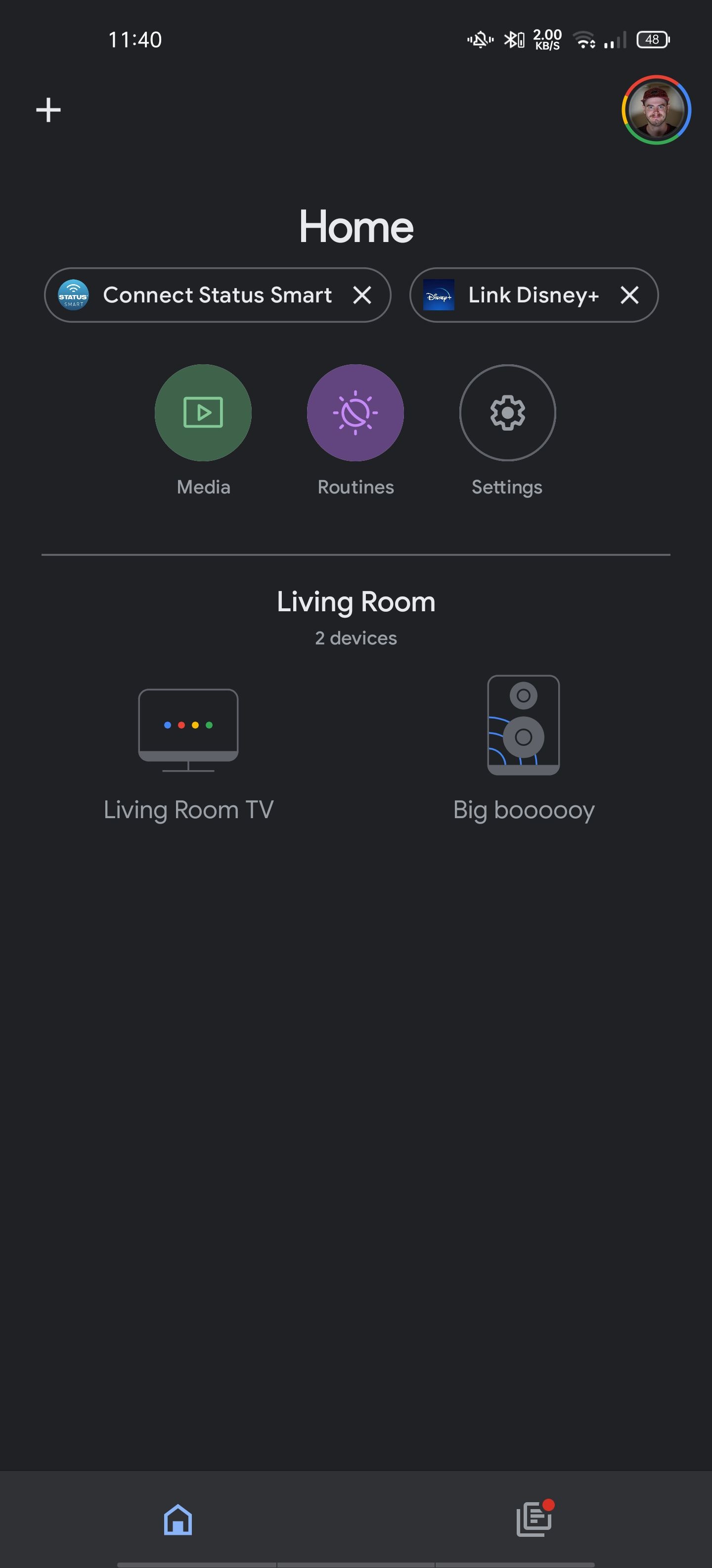 google home device removed