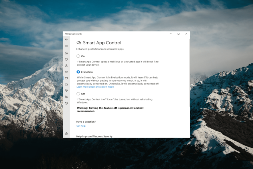 Smart App Control в Windows 11 — что это и как включить
