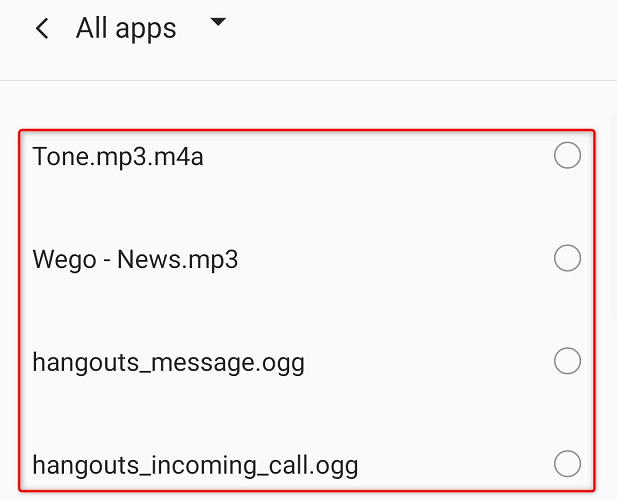 Выберите песню для рингтона