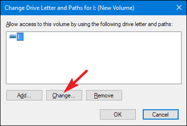 Изменение буквы диска