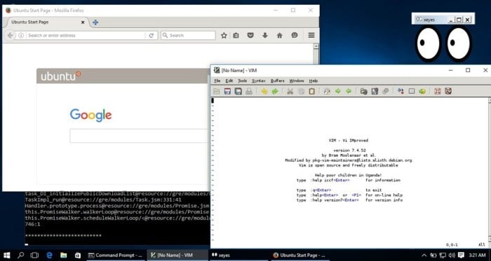 Запуск Linux GUI через Bash на Windows 10