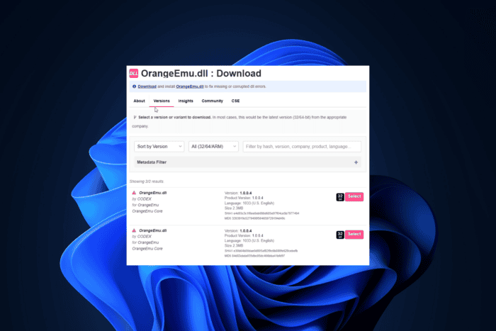 Исправить OrangeEmu.DLL в The Sims 4