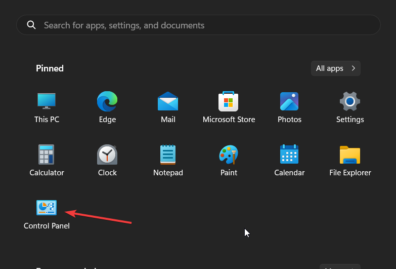 Панель управления Windows — элементы управления