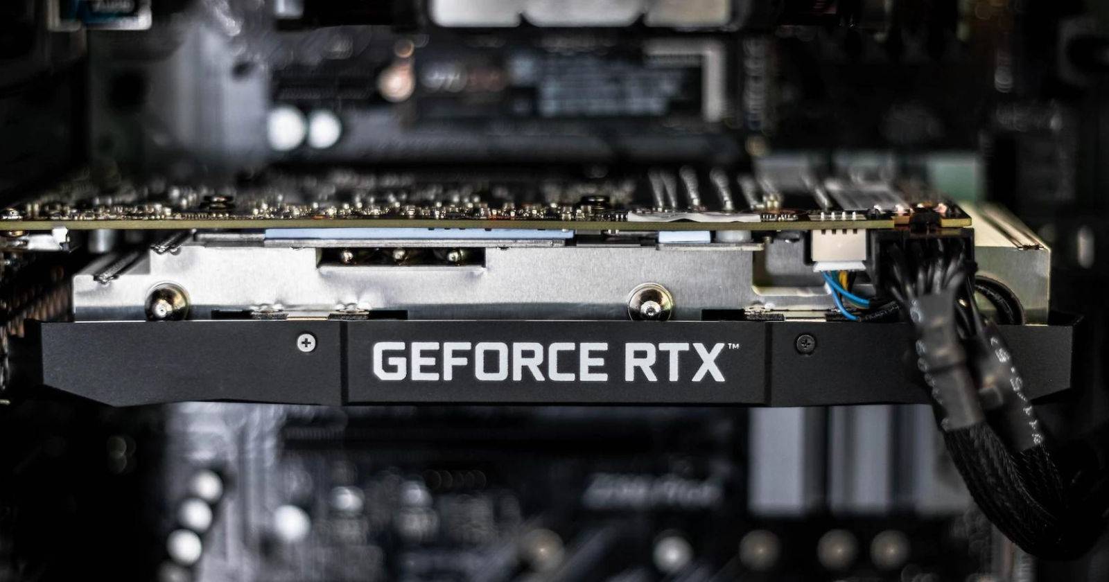 GeForce RTX Graphics Card in PC Setup