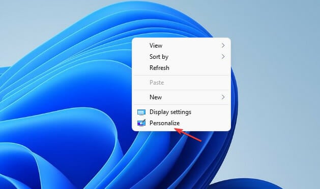 Параметры Персонализация в Windows