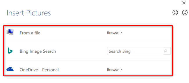 Выбор источника изображения для маркера.
