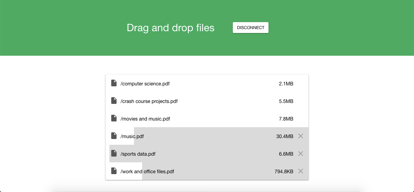 скриншот передачи по Wi Fi через Portal